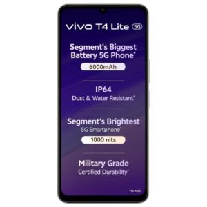 vivo T4 Lite 5G 2026 Charger in The Box (Titanium Gold, 64 GB) (4 GB RAM)
